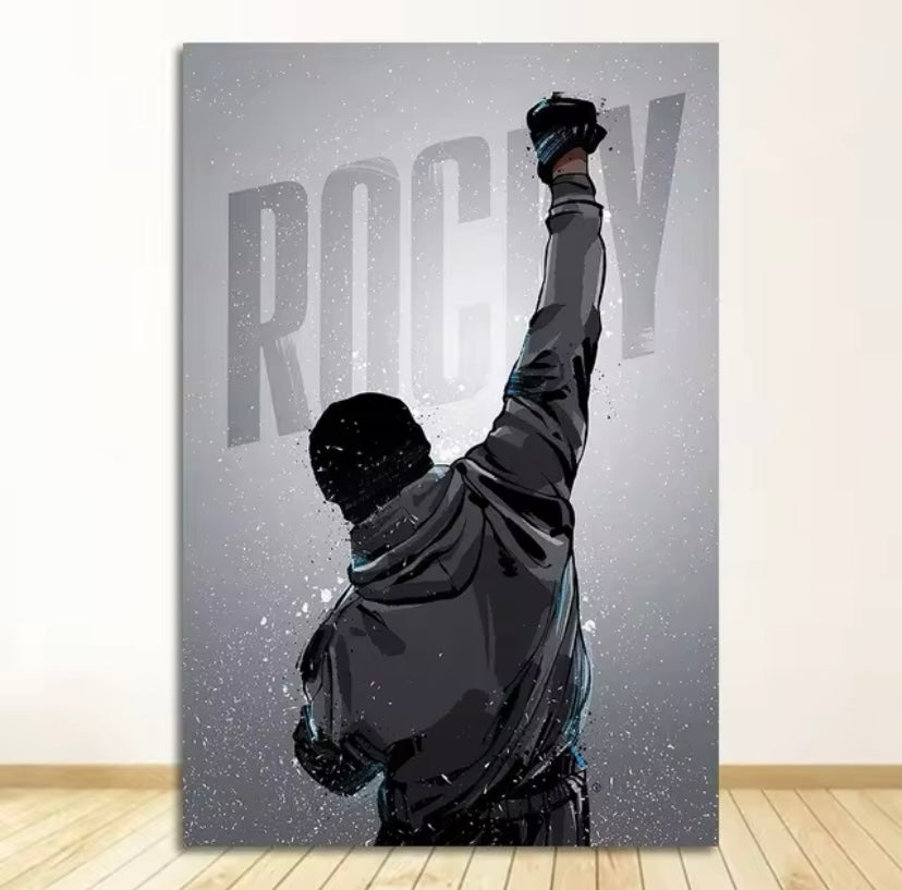 Rocky Balboa Boxing Motivational Canvas Print Collection