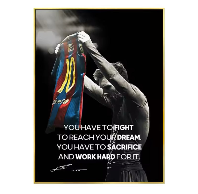 Messi & Ronaldo Poster