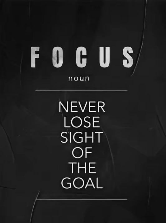 Believe, Discipline and Focus Definition