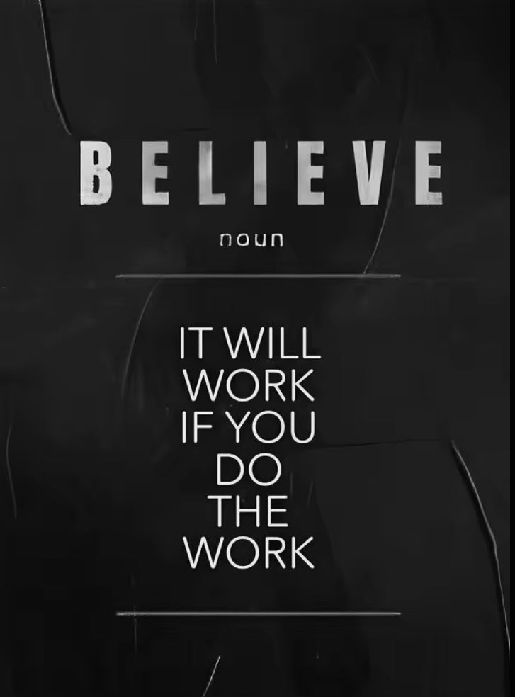Believe, Discipline and Focus Definition