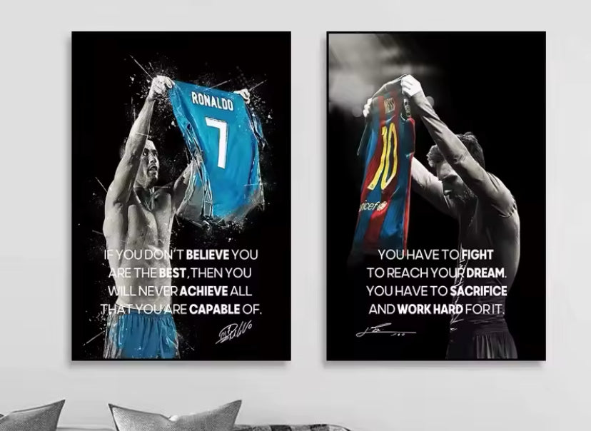 Messi & Ronaldo Poster